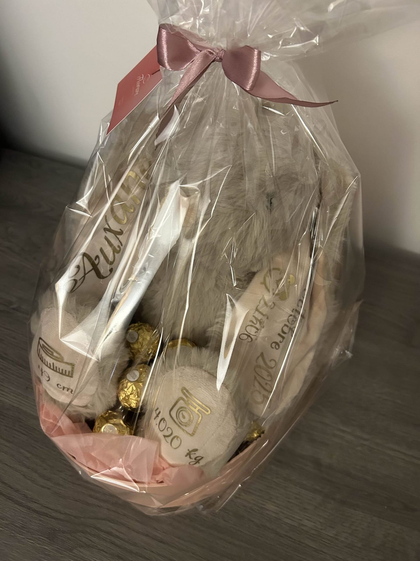 Peluche lapin personnalisée Florare